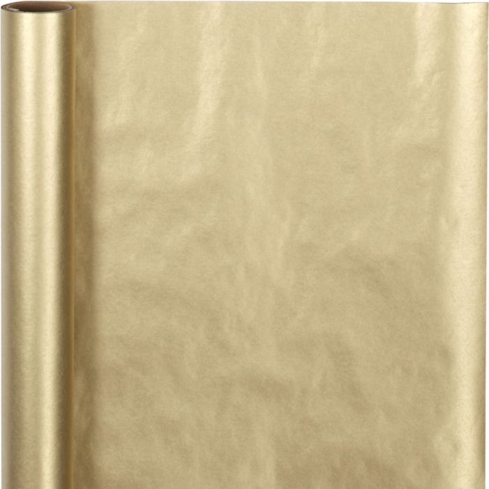 Christmas Wrapping Paper - 5m - Gold