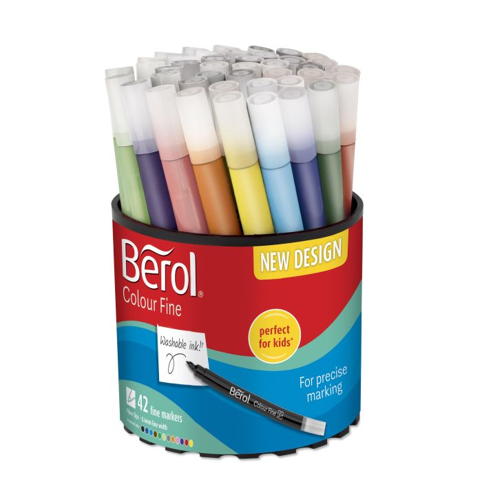 Berol Colour Fine Pens - Pack of 42