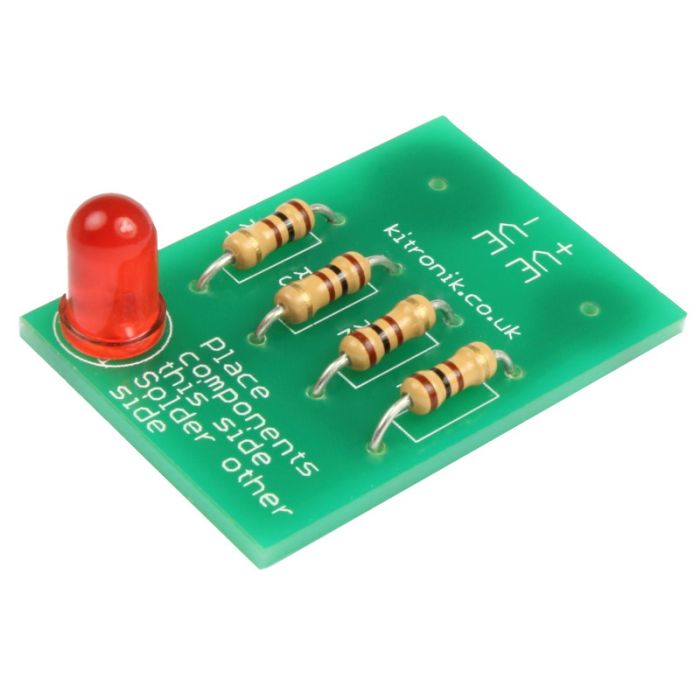 Kitronik Learning to solder LED kit