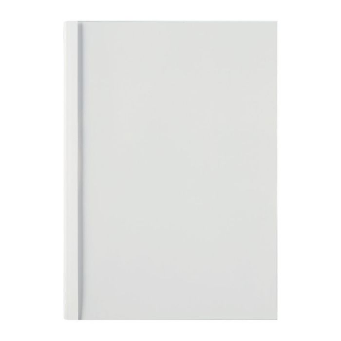 Acco 1.5mm 200g Thermal Binding Cover Gls Clr/Wh - Pack of 100