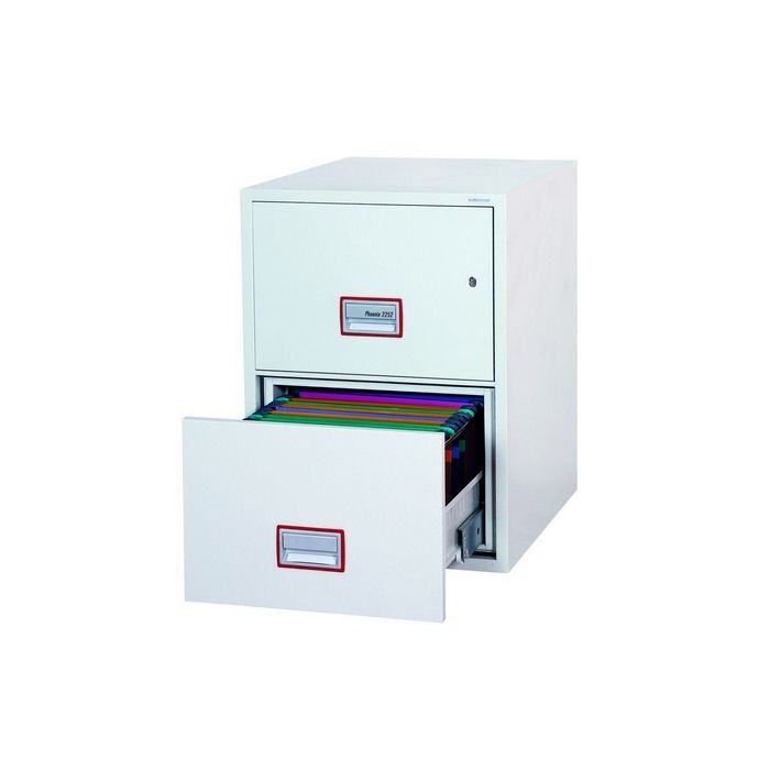 Excel Fire File 90 min 2 Drawer Fire Resistant Filing Cabinet With Key Locking