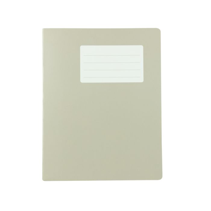 School Exercise Books 9 x 7in 80 Page 8mm F&M - Buff - Pack of 100