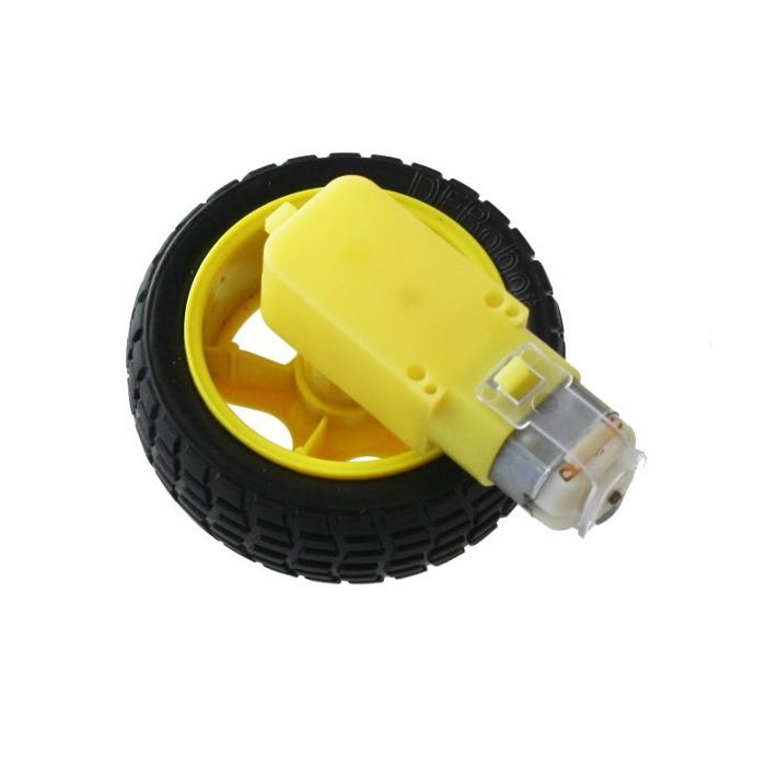 Wheel for Geared Hobby Motor