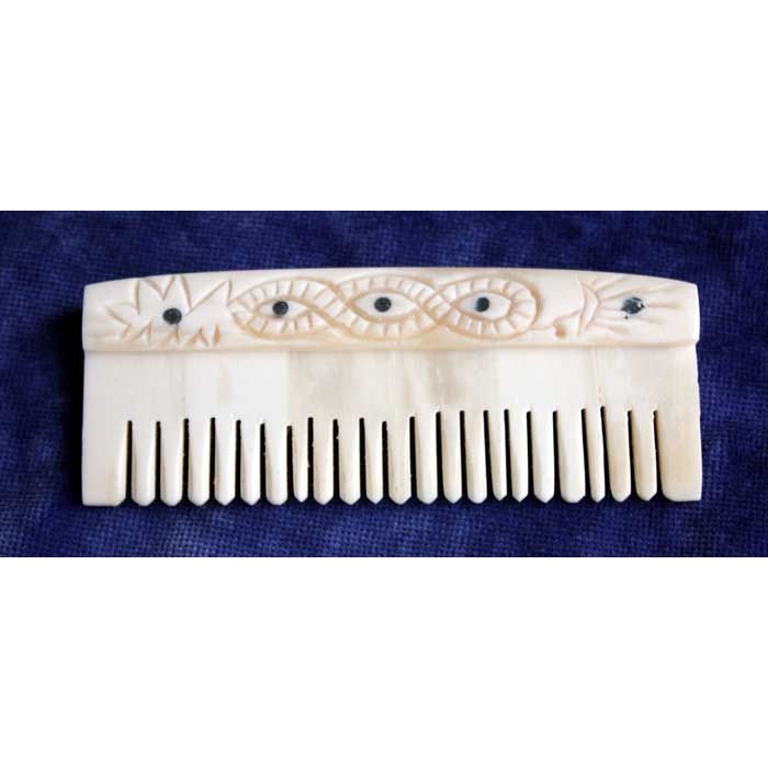 Carved Bone Comb