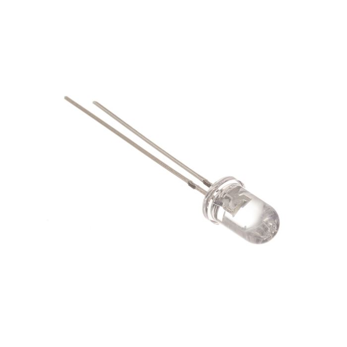 Blue 5mm Water Clear LED - 25deg - 1150mCd