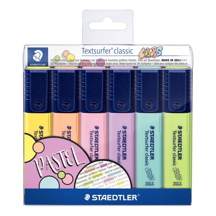 Staedtler Pastel Highlighters - Pack of 6