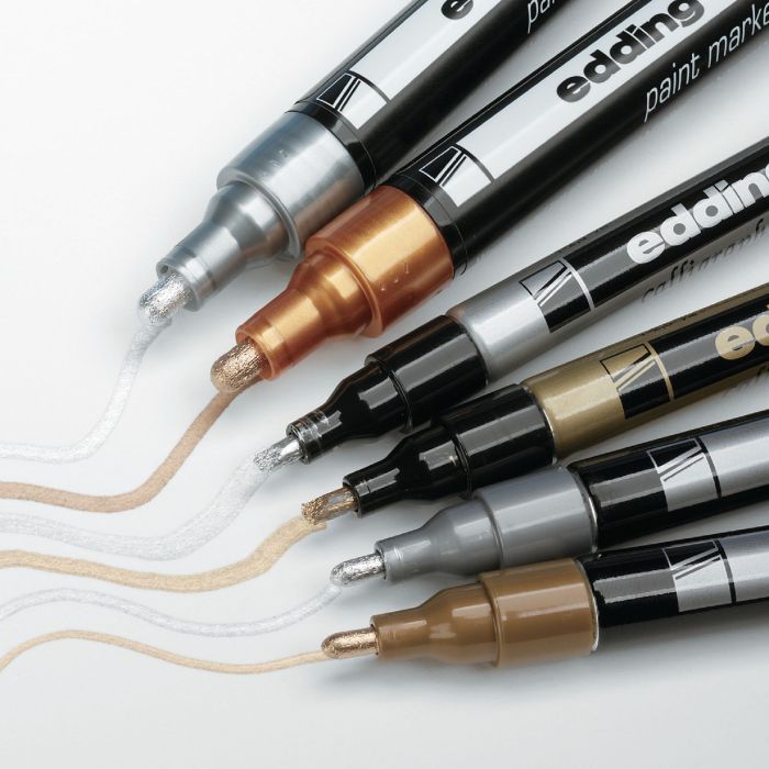 Edding Metallic Markers - Pack of 6