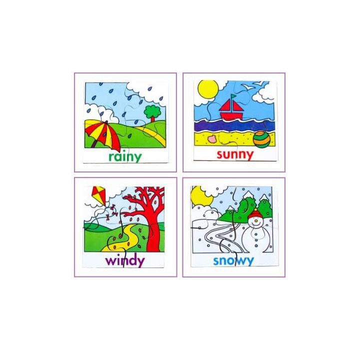 Interlocking Puzzles - Four in a Box Weather