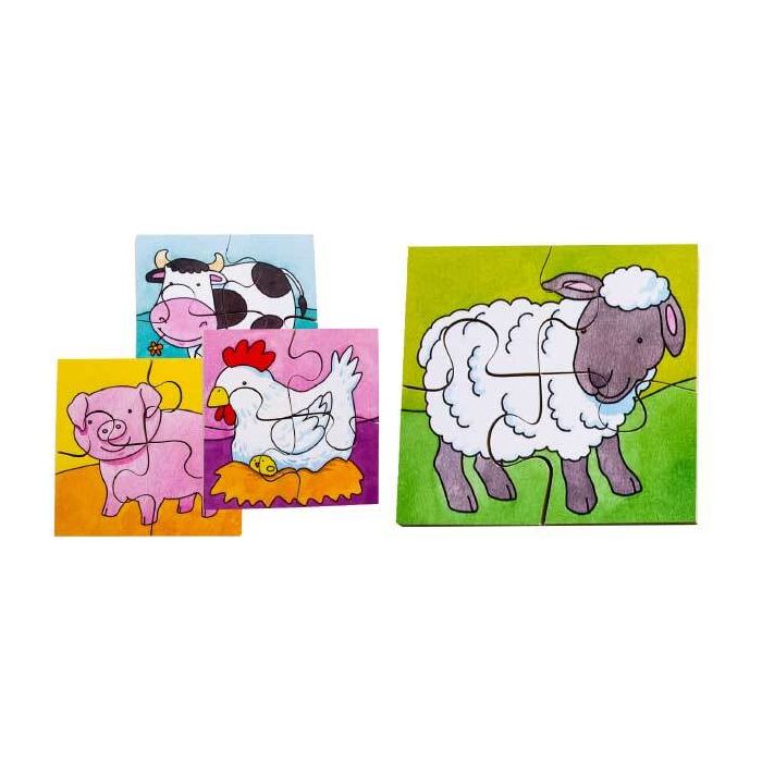 Interlocking Puzzles - Four in a Box Farm