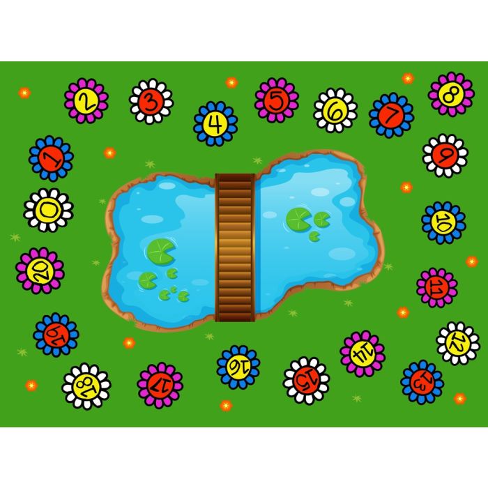 Classroom Playmats - Numbers Pond