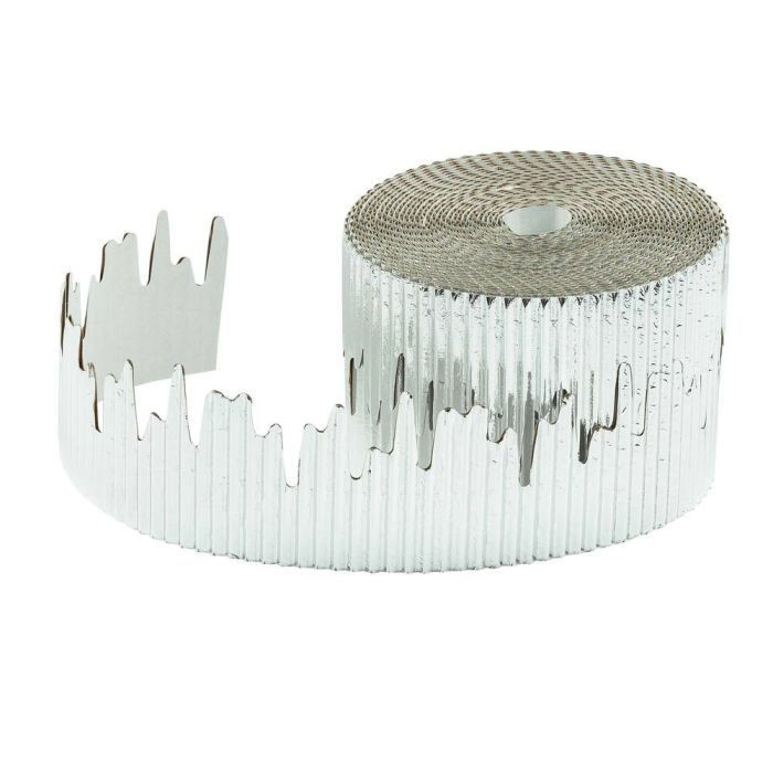 Icicle Rolls 70mm x 7.5m Silver - Pack of 2