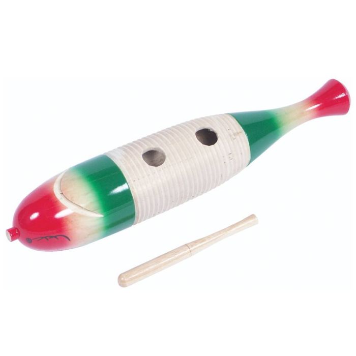 Wood Guiro & Scraper - 38cm - Pack of 5