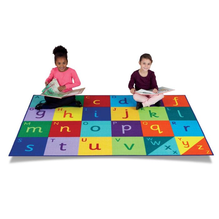 Rainbow Alphabet Carpet
