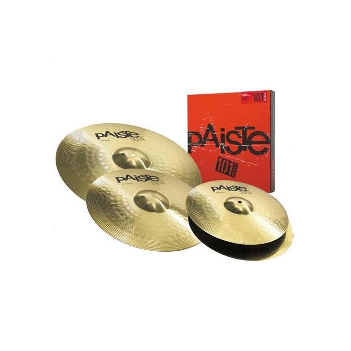 Paiste 101 Brass Universal 3 Piece Cymbal Set