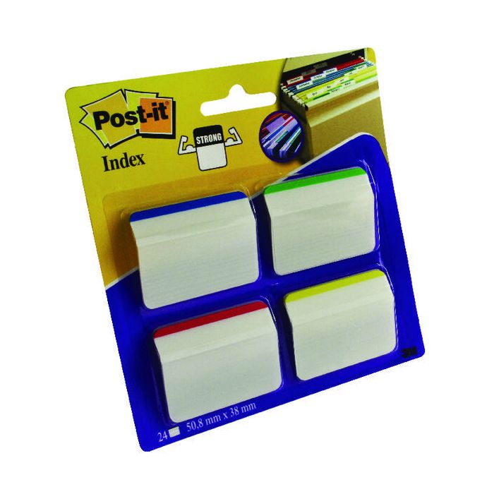 Post-It Angled Index Filing Tabs - Pack of 24