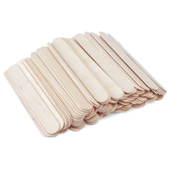 Classmates Jumbo Lollipop Sticks - Plain - Pack of 100