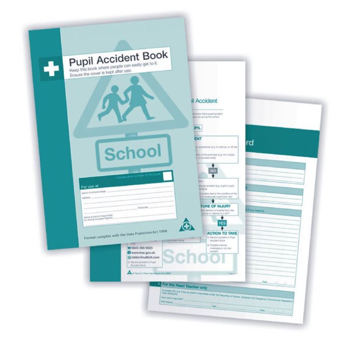 A4 Pupil Accident Book - Pupil
