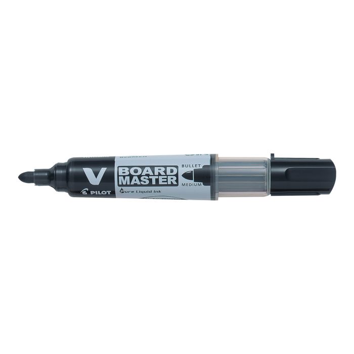 PILOT V-Board Marker - Bullet Tip - Black - Pack 10