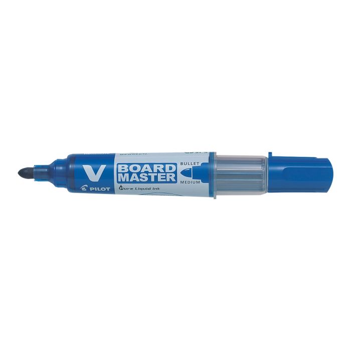 PILOT V-Board Marker - Bullet Tip - Blue - Pack 10