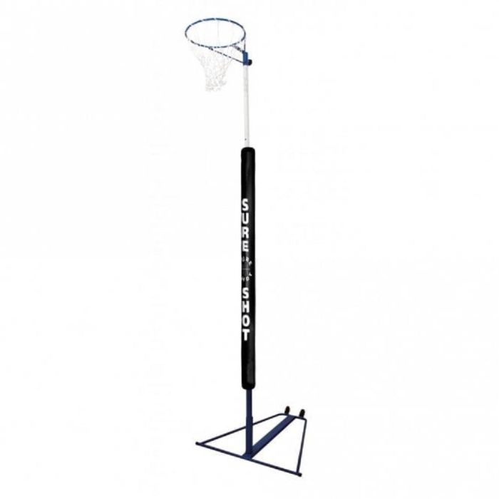 Sure Shot Telescopic Netball Unit with Padding- Blue