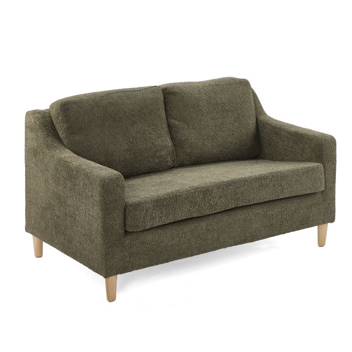 Green Boucle Sofa