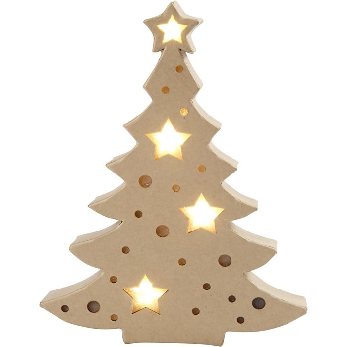 Papier Mache Christmas Tree