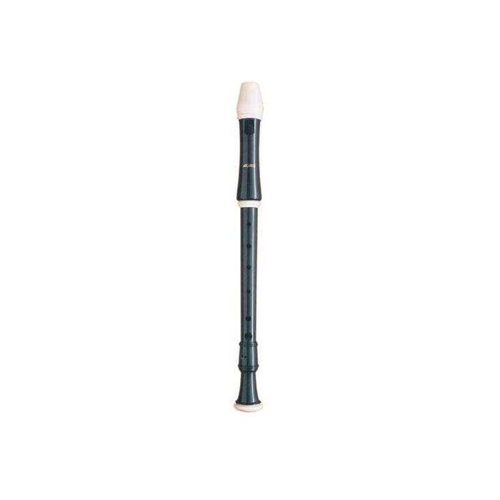 Aulos 209B Treble Recorder - Brown and White