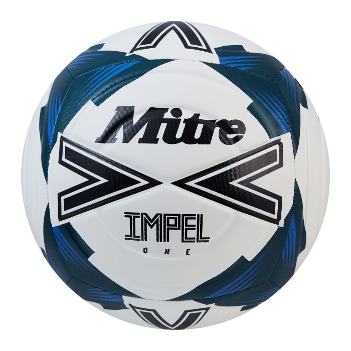 Mitre Impel One Football - White/Teal - Size 2 - Pack of 12