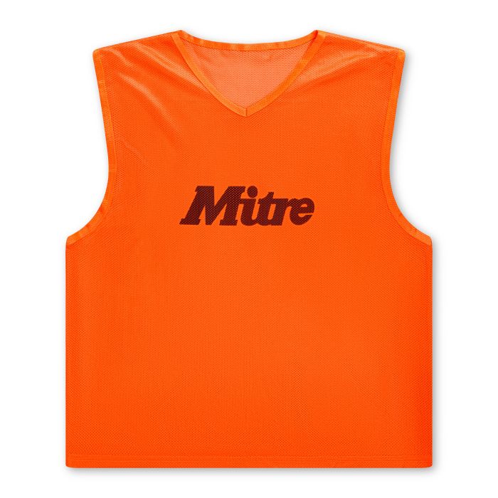 Mitre Pro Training Bib - Orange - Small Senior (M-L)