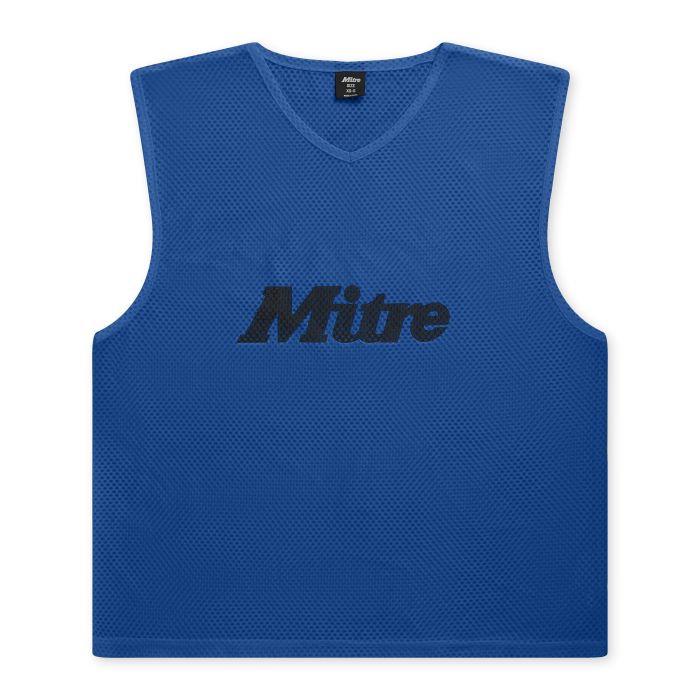 Mitre Pro Training Bib - Blue - Small Senior (M-L)