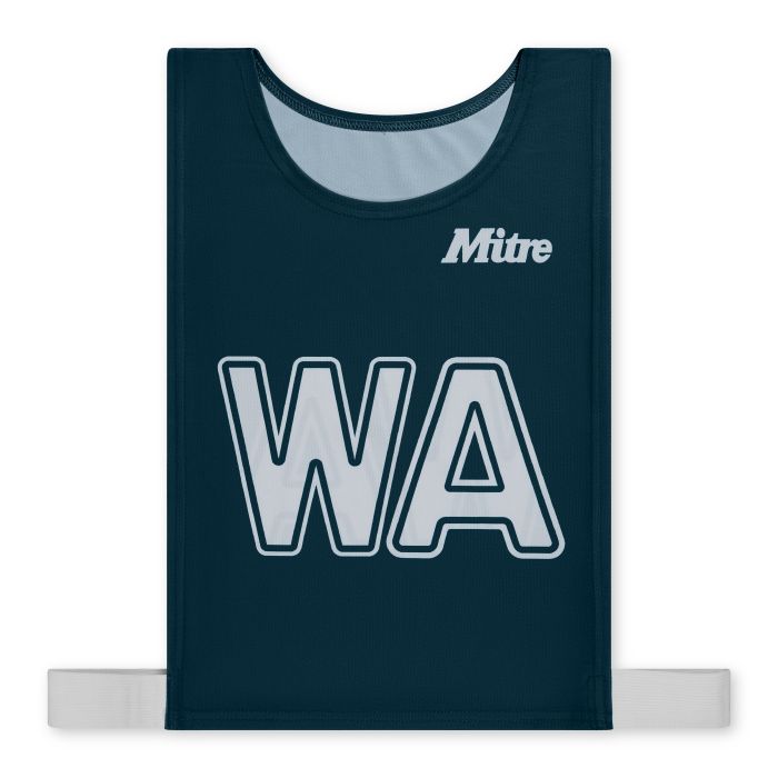 Mitre Pro Netball Bib - Teal - L - Pack of 7