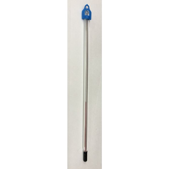 Thermometer Tube Ungraduated - Red Spirit Filled - 205mm Length