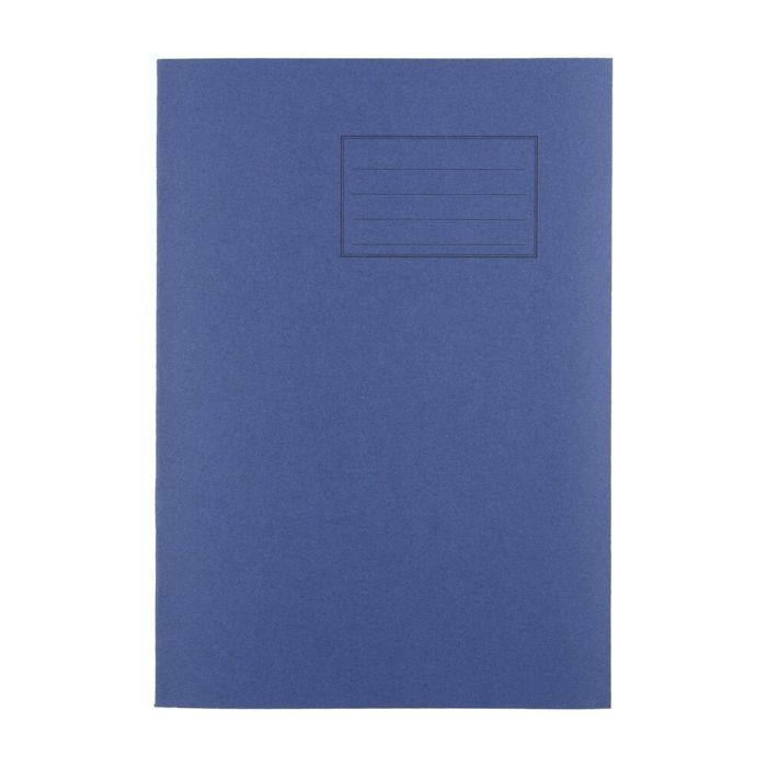 Exercise Books A4 80 Page 8mm F&M - Dark Blue - Pack of 50