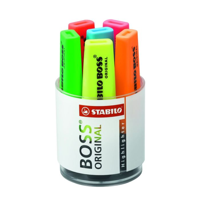 Stabilo Boss Highlighters - Assorted - Pack of 6