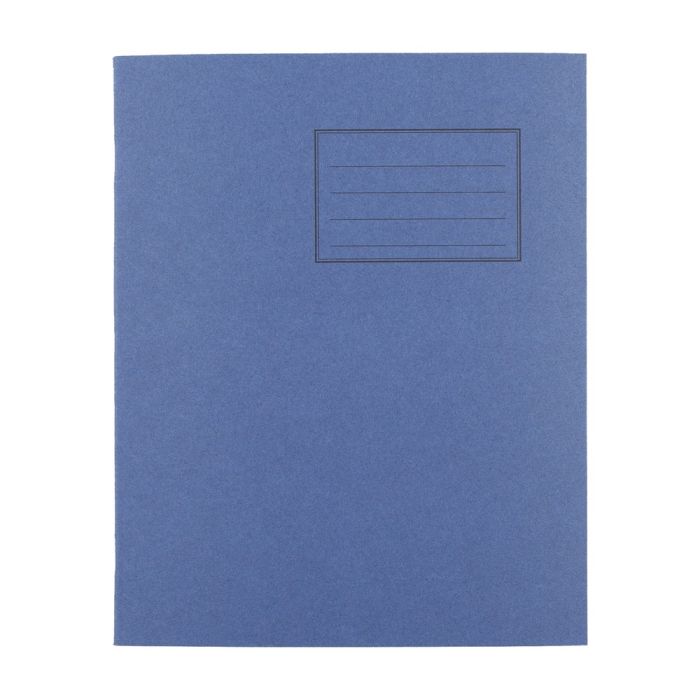 Exercise Books 8 x 6.5in 48 Page Blank - Dark Blue - Pack of 100