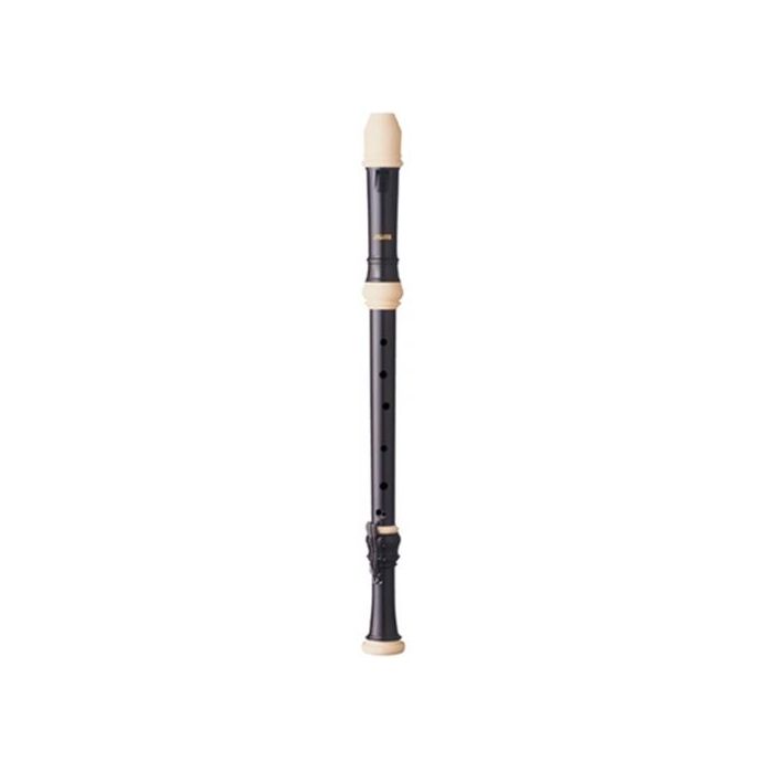 Aulos 511B Tenor Recorder - Brown and White