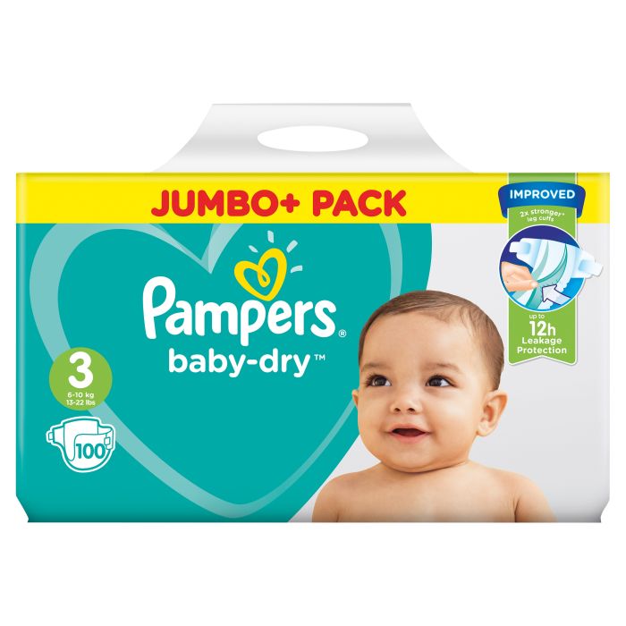 Pampers 3 jumbo pack discount