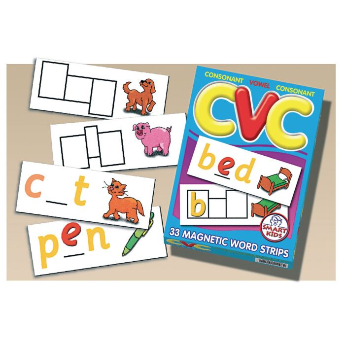 CVC Word Strips - Pack of 33