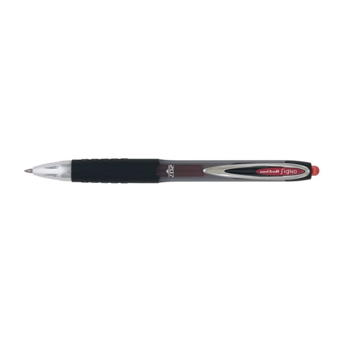 Uni-Ball UMN207 Signo Retractable Rollerball Gel Pens - Red - Pack of 12