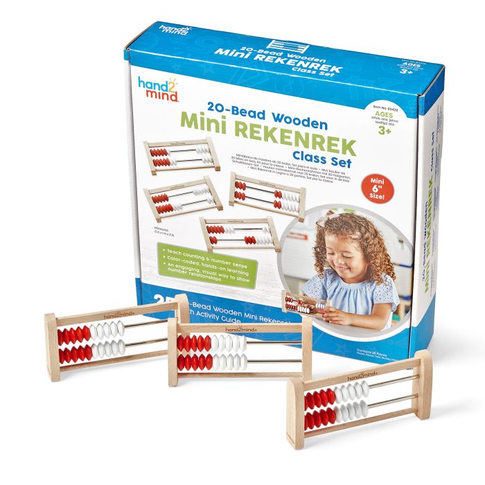 Mini 20-Bead Rekenrek Set of 25
