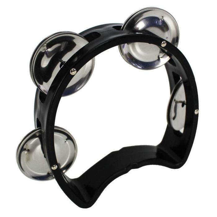 A-Star Mini Tambourine - Black