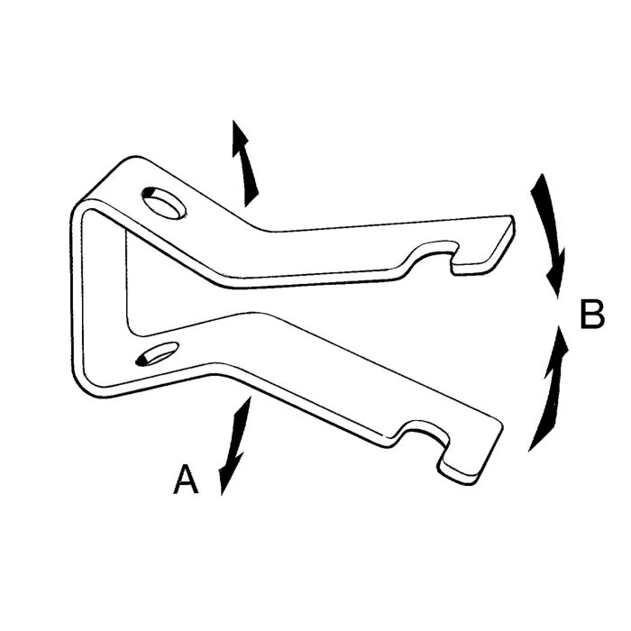 Delrin Plastic Burette Clamp