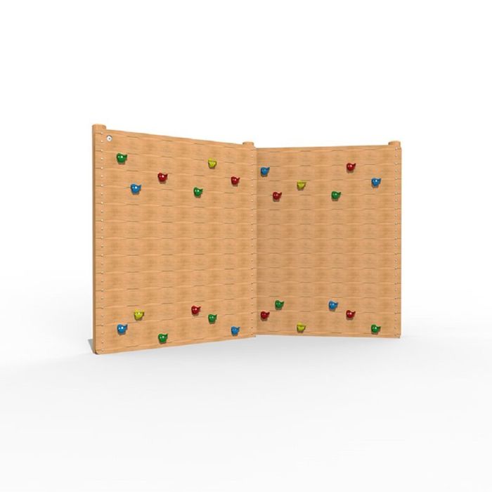 Wooden Traverse Wall - 2 Section