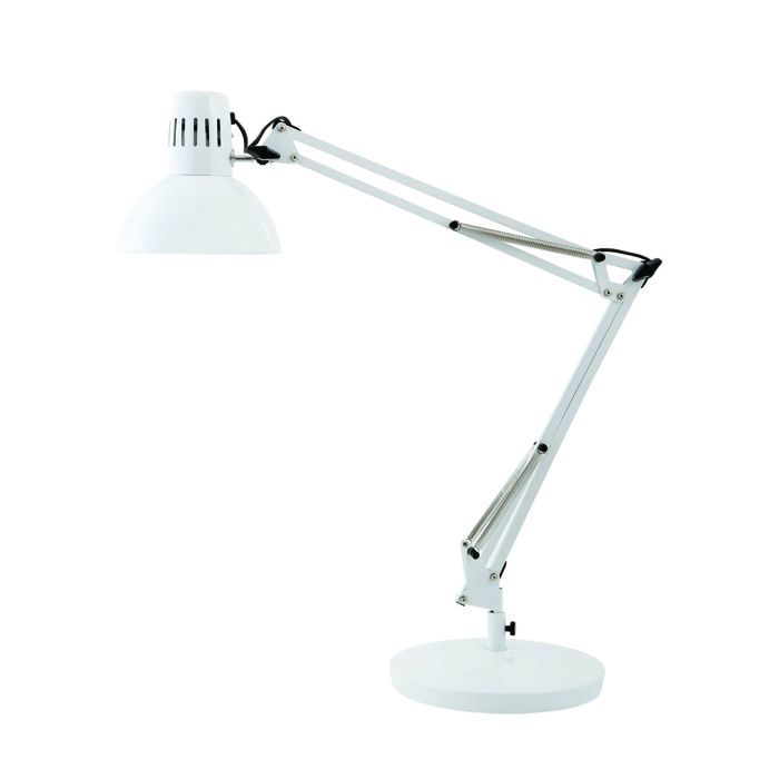 Architect Double Arm Desk Lamp - White