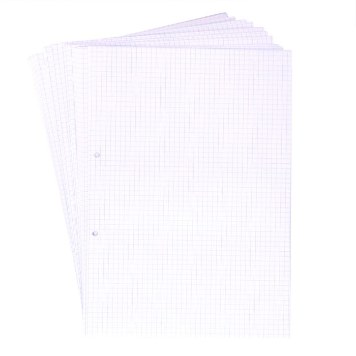 A4 Maths Paper- 5mm Squared- 2 Hole Punched - 5 Reams