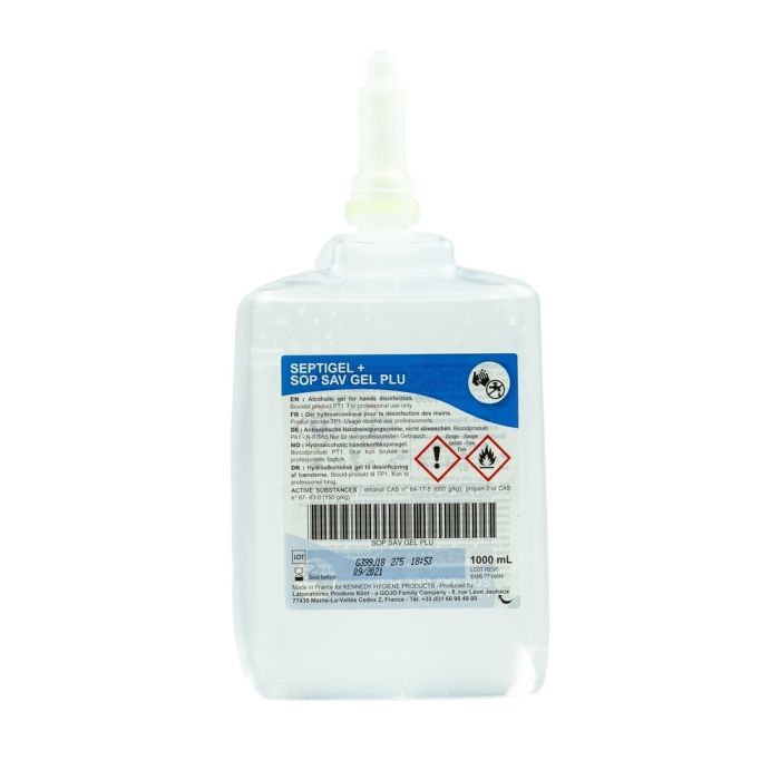 BlueOcean Hand Sanitising Hand Gel Cartridge - Pack of 8