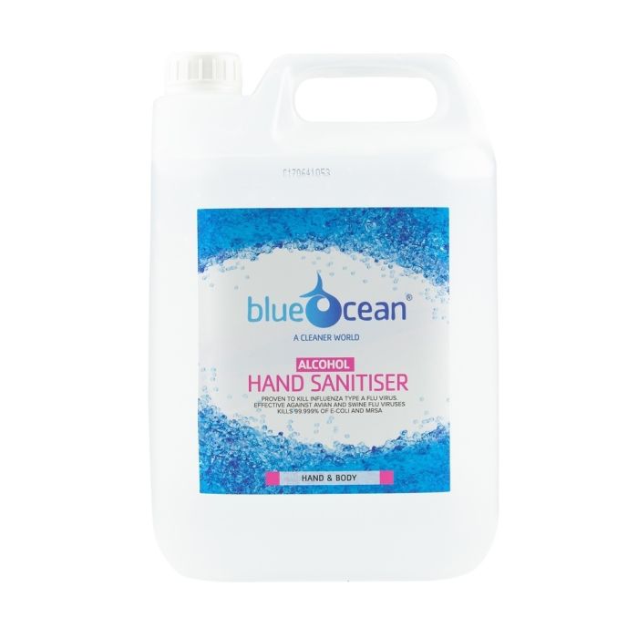 BlueOcean Alcohol Hand Sanitiser 5L - Pack of 2
