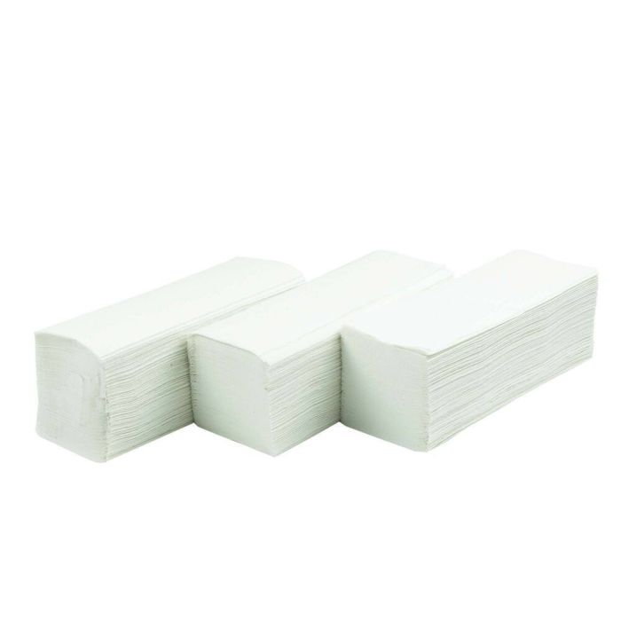 BlueOcean V Fold 1 Ply Luxury White Hand Towel - Pack of 6000