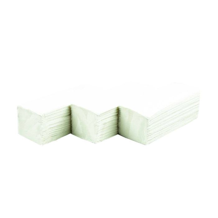 BlueOcean V Fold 2 Ply Luxury White Hand Towel - Pack of 3300
