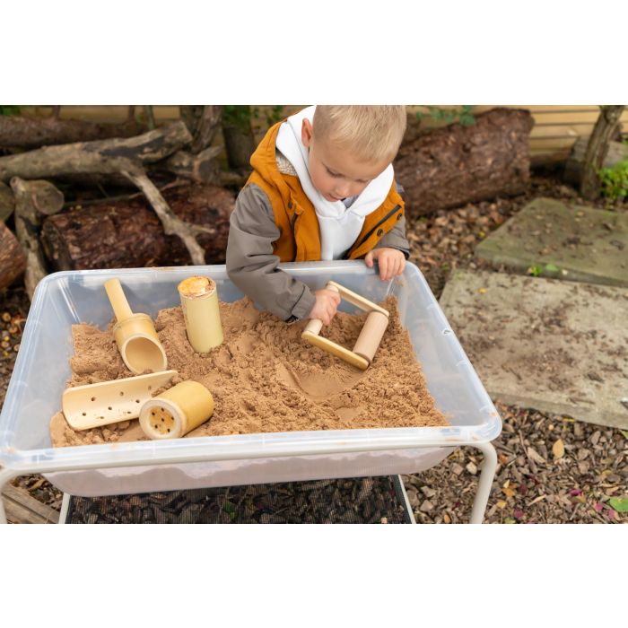 Bamboo Sand and Water Tools Play Set - Pack of 5